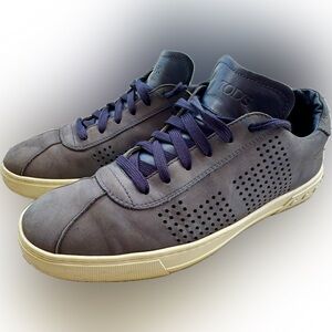 TOD'S Men's Gray Leather Sneakers UK7 , US8